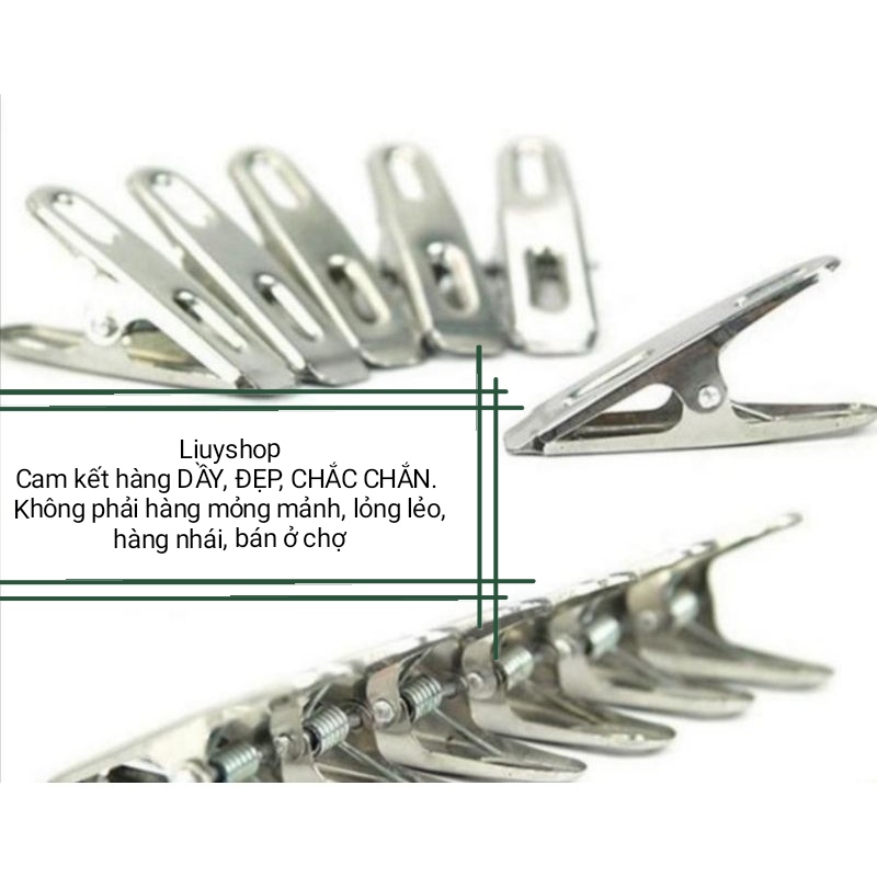 20 kẹp quần áo inox