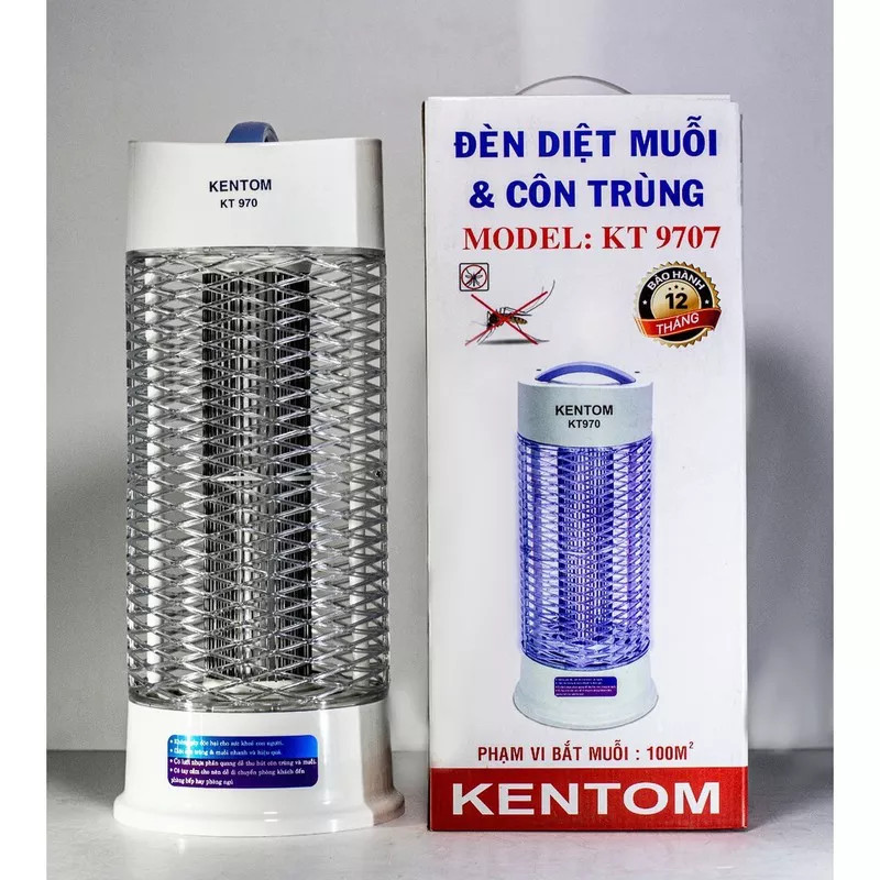 Đèn diệt muỗi chính hãng - đèn diệt muỗi và côn trùng kentom kt970 - nhỏ gọn, dễ sử dụng, an toàn và tiết kiệm điện, bảo vệ sức khỏe cho cả gia đình bạn trước, trong, sau giấc ngủ.