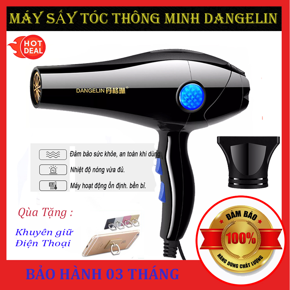 Máy Sấy Tóc Công Suất Lớn Giúp Tóc Khô Nhanh, Tích Hợp 2 Chế Độ Sấy Nóng và Mát, Kiểu Dáng Hiện Đại, Dễ Sử Dụng.