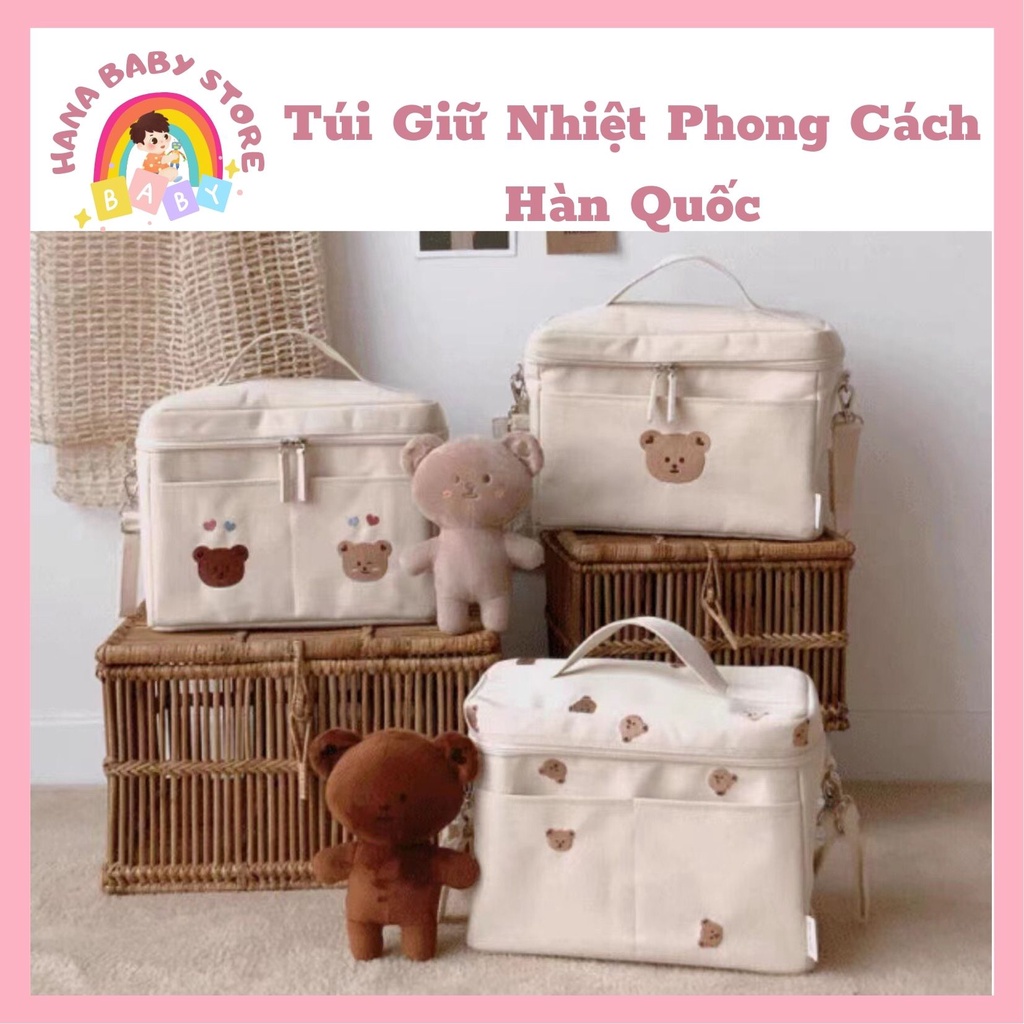 Túi giữ nhiệt thêu hình gấᴜ