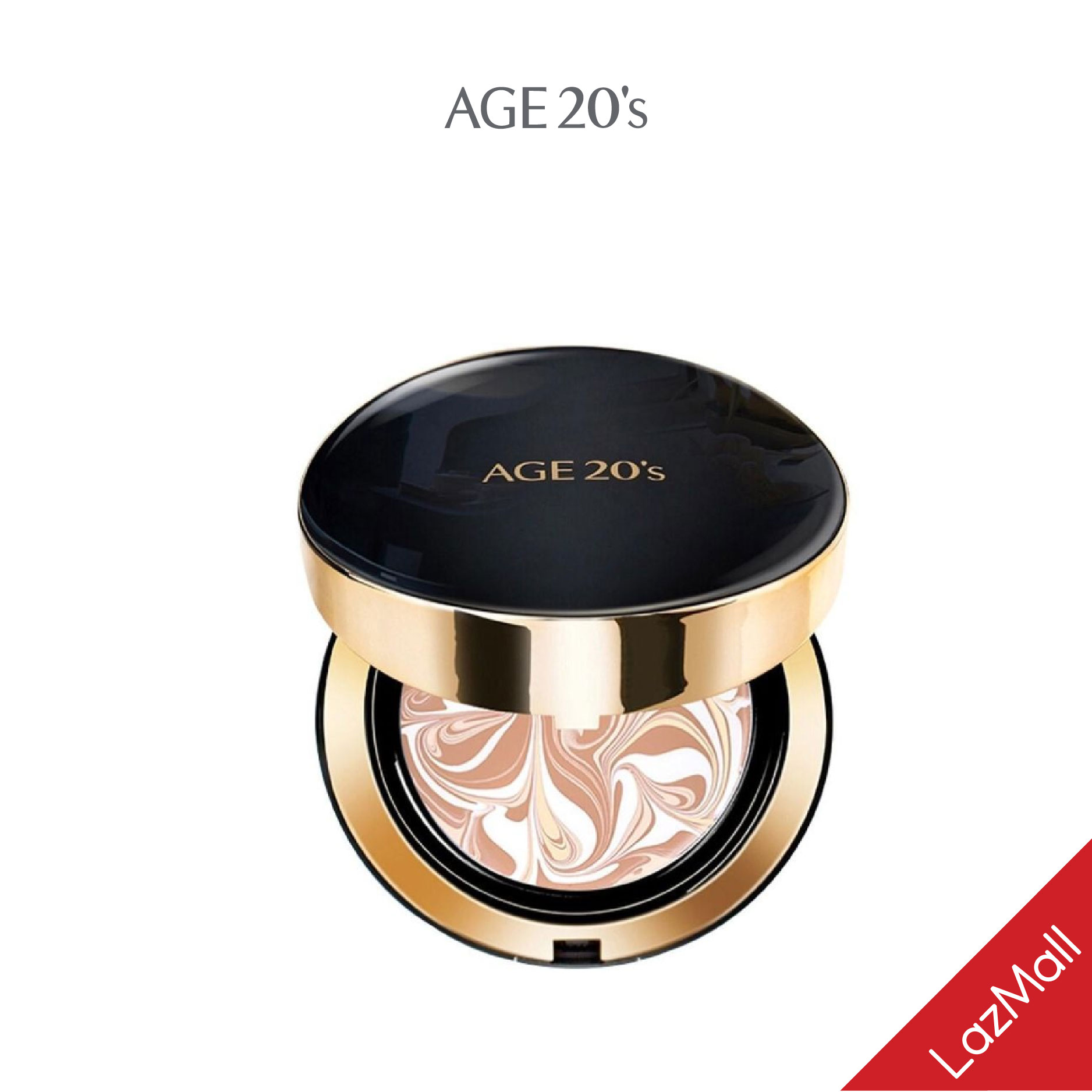 Phấn nền dưỡng da chống nắng che phủ hoàn hảo age20's signature essence cover pact 14g x 2 lõi