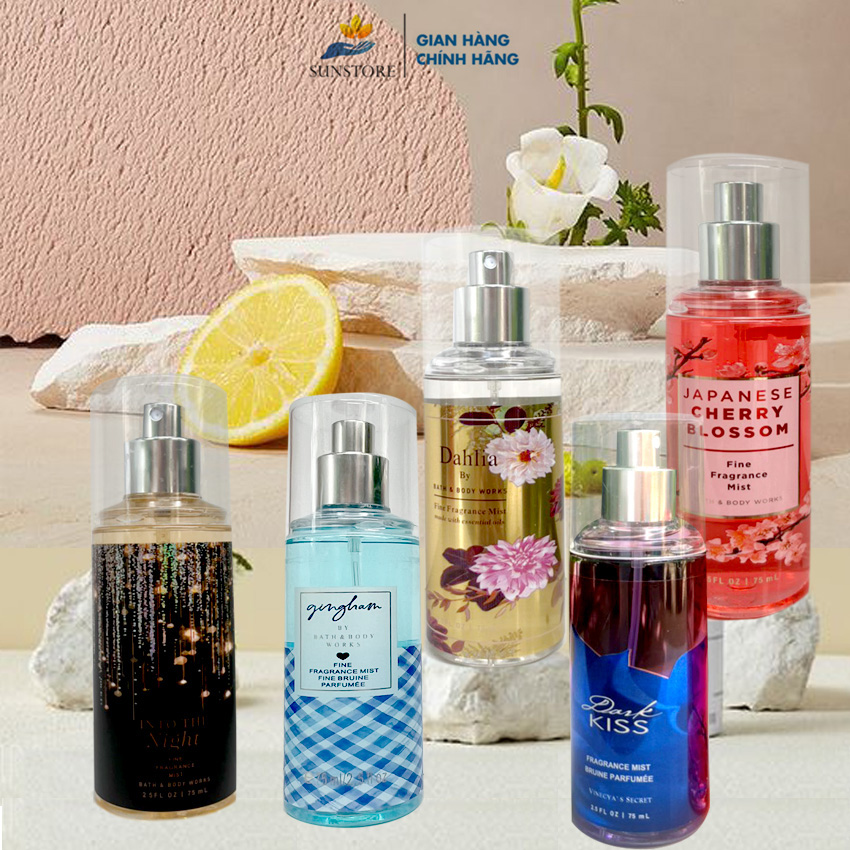 Xịt thơm toàn thân Body mist Bath And Body Works 75ML