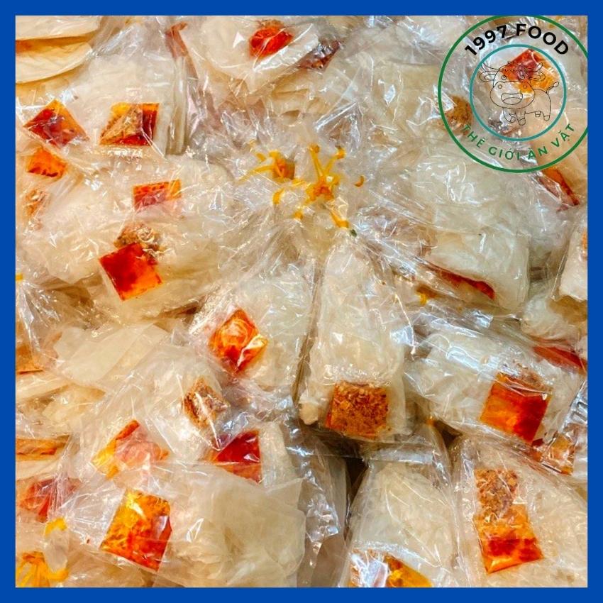 Bánh tráng phơi sương xâu 12 bịch nhỏ sate thơm ngon- bánh tráng ăn vặt siêu ngon - bánh tráng xâu vò tuổi thơ- bánh tráng trộn tây ninh- 1997FOOD