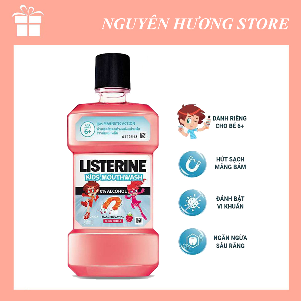 Nước Súc Miệng Listerine trẻ em 250ml | Nguyên Hương Store