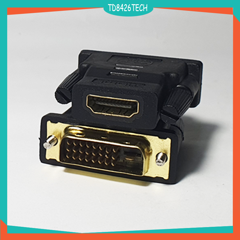 Đầu chuyển đổi DVI sang HDMI - Cổng chuyển đổi DVI 24 +1 sang HDMI - TD8426TECH