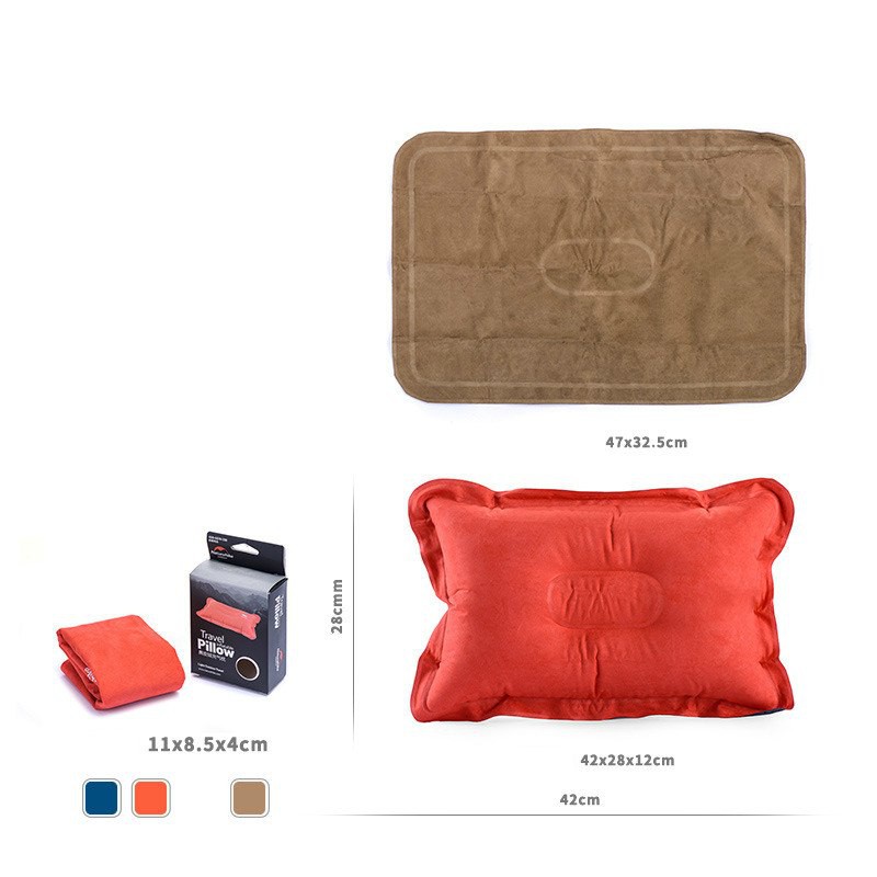 Gối hơi da lộn du lịch naturehike nh15a001-l