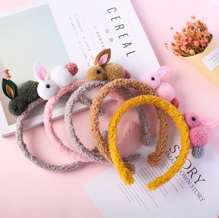 Băng Đô, Bờm Cài Tóc Mix Thỏ Con Cute M1