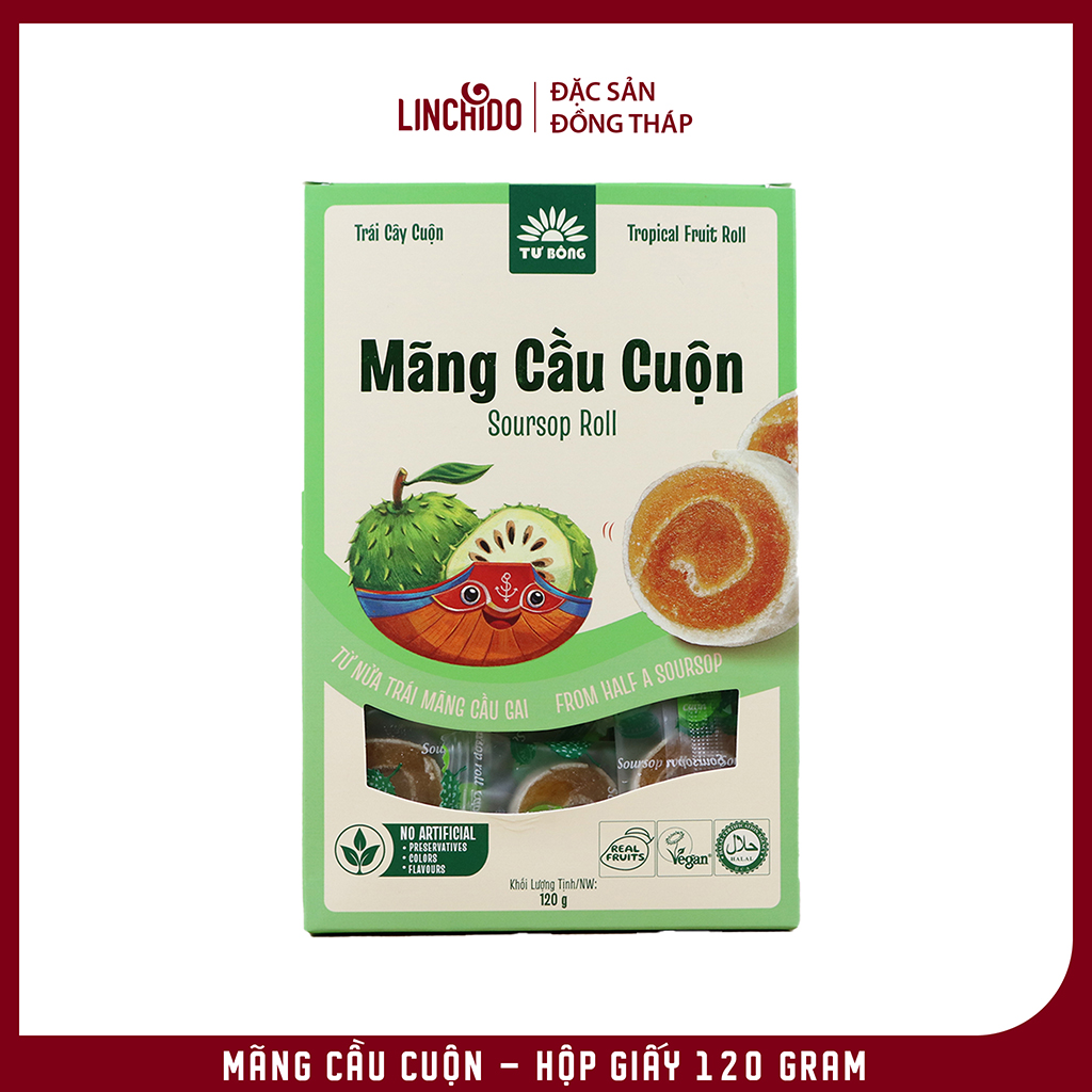 Mãng Cầu Cuộn - Hộp Giấy 120 Gram
