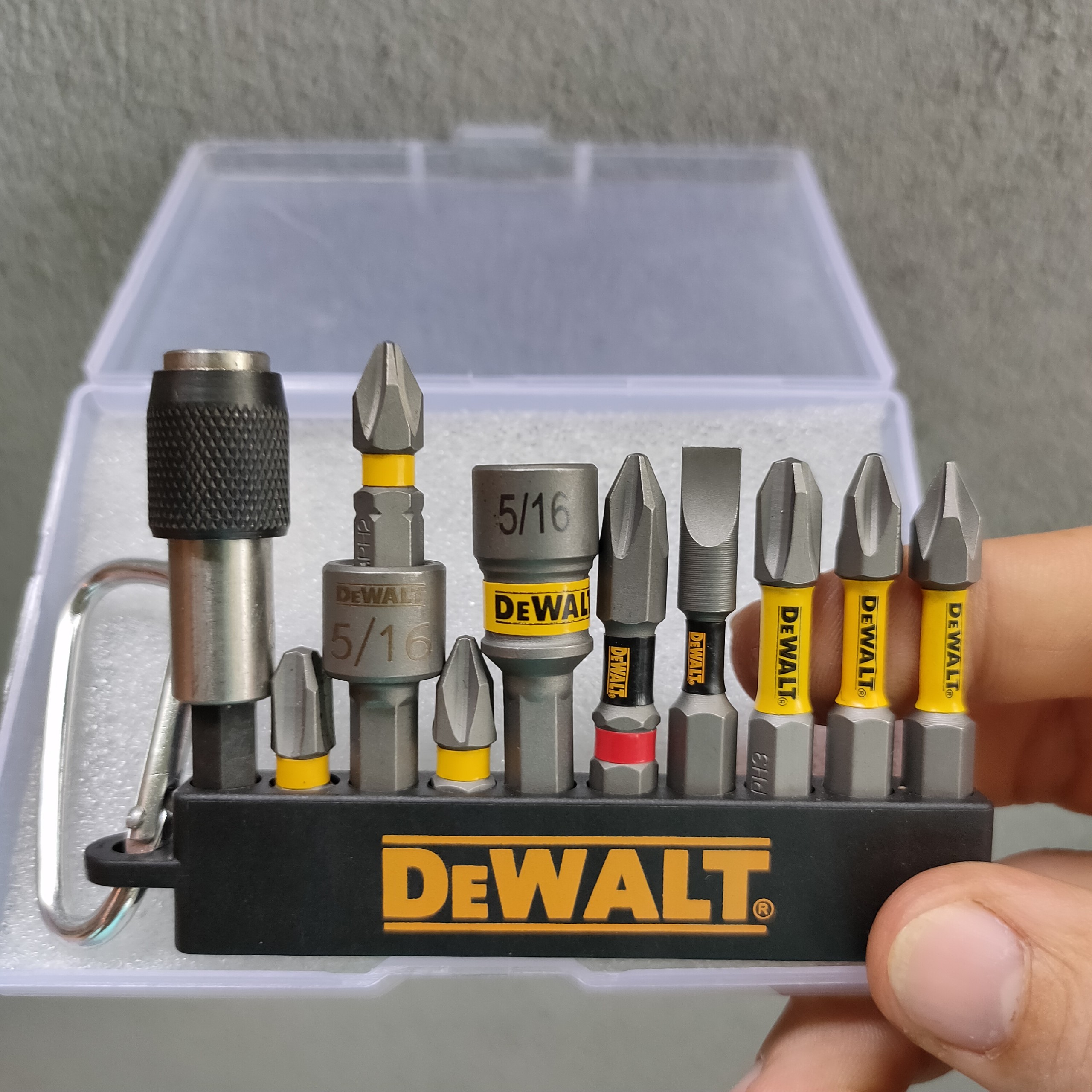 Combo 10 món mũi bắn vít dewalt