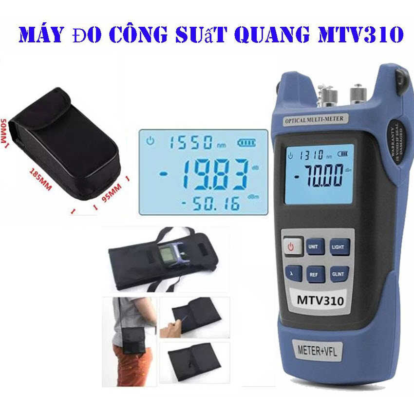 Optical Power Meter Mtv310 Integrates a 5Km Fiber Fault Detection Pen, Convenient for Technicians