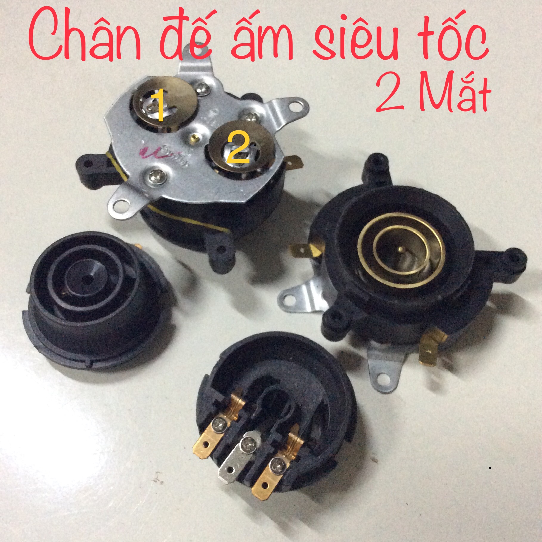 Chân đế ấm đun siêu tốc 2 mắt dùng cho ấm đun từ 2 lít