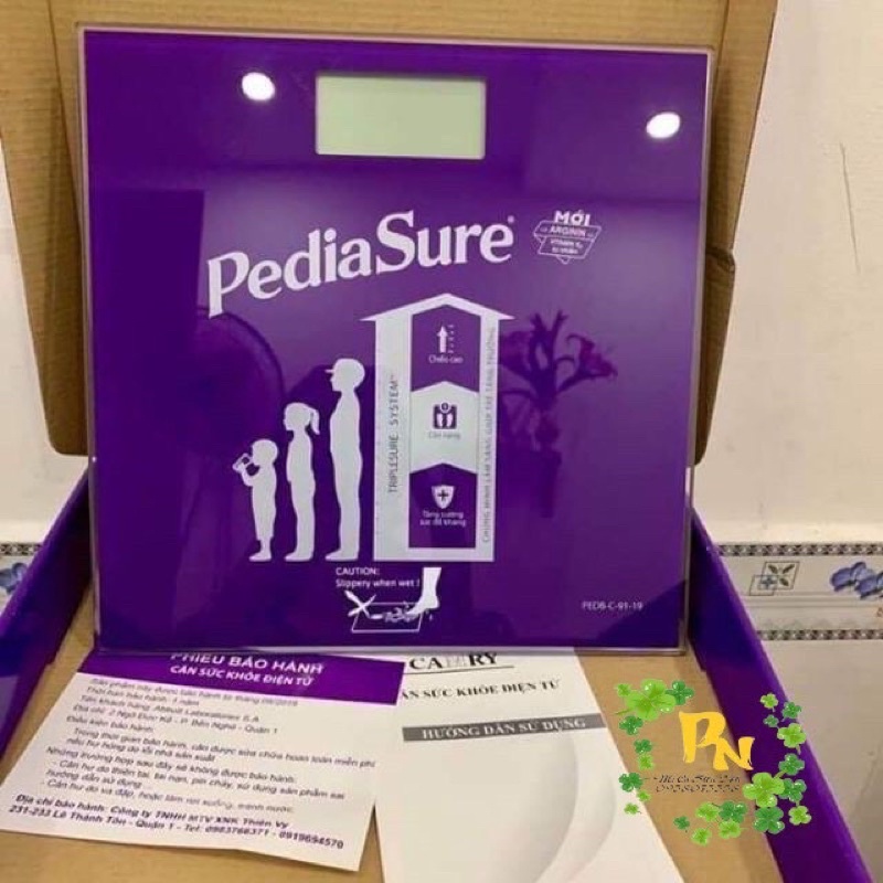 Cân điện tử quà tặng từ sữa pediasure