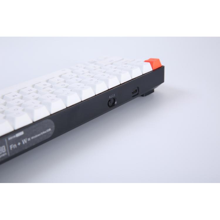 Dareu ek871 bluetooth keyboard, d-kailh blue, pbt, 1.900mah, ice blue led