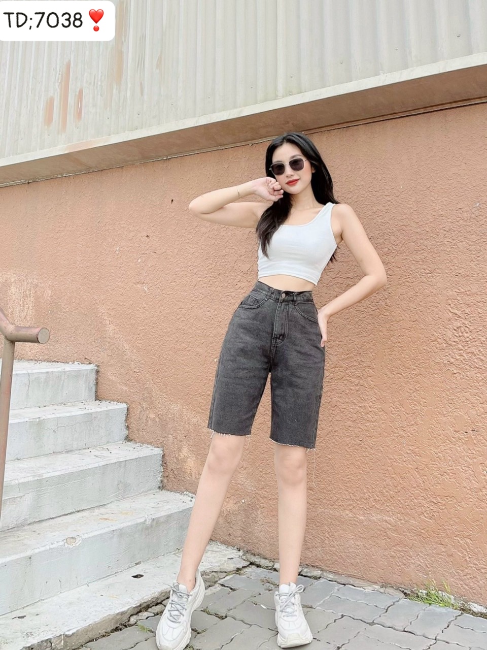 Quần short nữ quần ngố co giãn cao cấp cắt lai cá tính CHALE