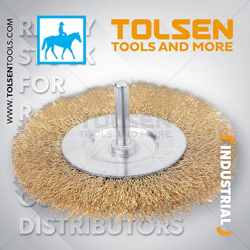 Tolsen bánh cước chén cước đồng có cán 100mm 77543
