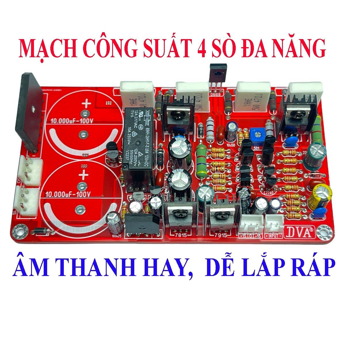 Mạch công suất 4 sò đa năng