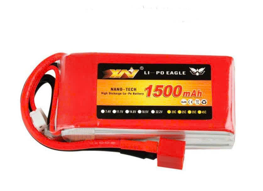 PB1 PIN 11.1V 1500MAH JACK T DÙNG CHO MÁY BAY CỠ LỚN