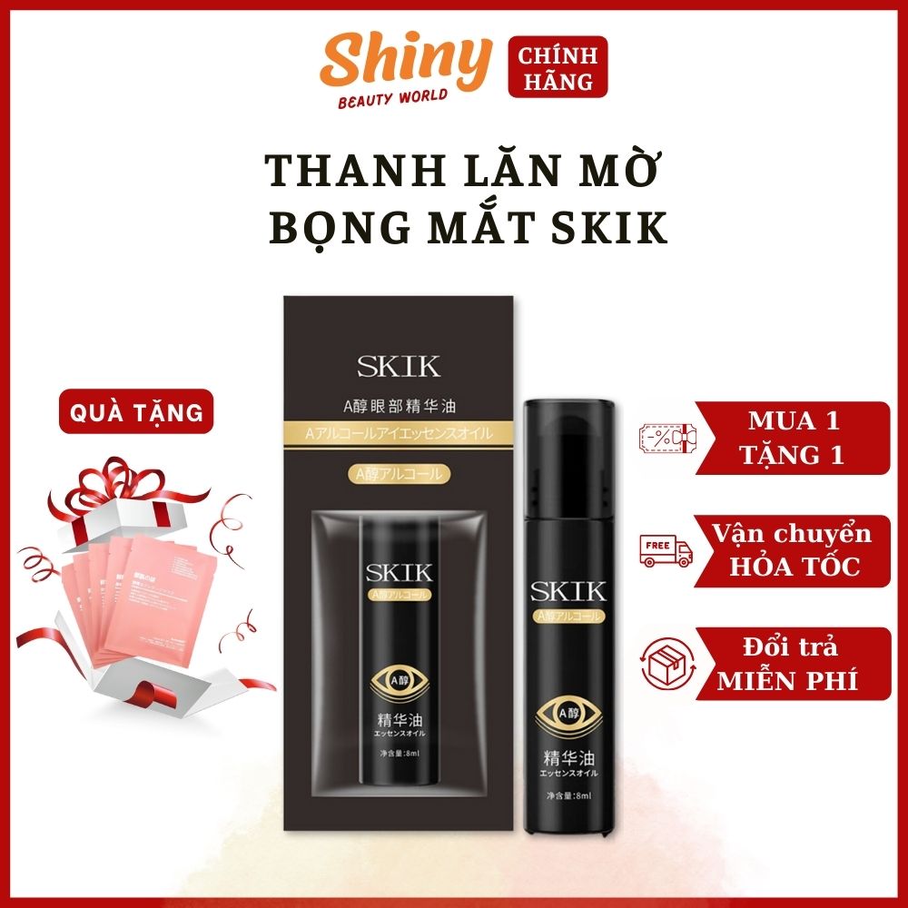 Thanh lăn mờ bọng mắt giảm thâm SKIK - Serum giảm thâm quầng mắt, tan bọng mờ nếp nhăn mắt dạng lăn - Shiny Beauty World