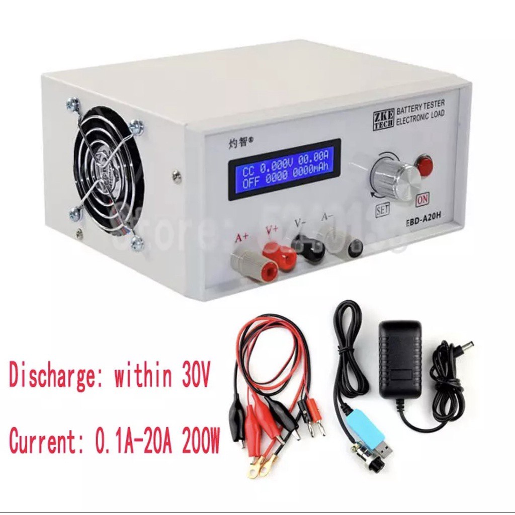 Máy đo dung lượng pin zketech ebd-a20h tải điện tử