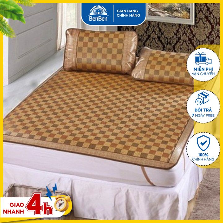 Chiếu ngủ văn phòng, chiếu mây điều hoà hàng VN size 120 x 190cm - Ben Ben