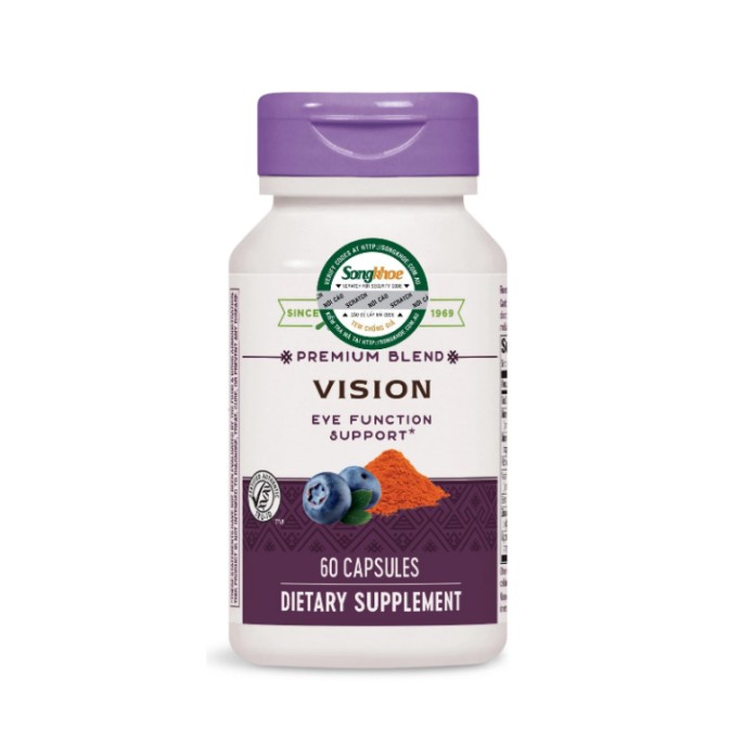 Bổ mắt Nature's Way Vision with Lutein & Bilberry 60 viên