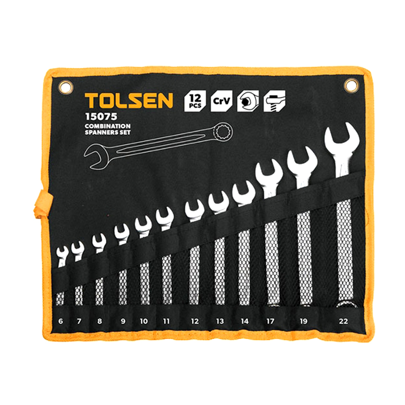 Chìa khóa vòng-miệng bộ 12 cây tolsen