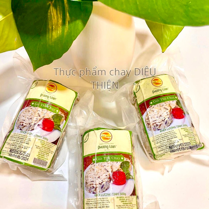 Giò thủ chay phương loan 500g hàng chuẩn giá tốt / hàng lạnh chỉ giao hcm