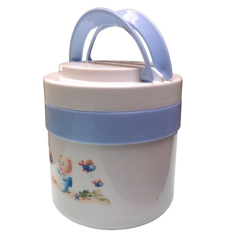 Hộp cơm giữ nhiệt 2 ngăn Việt Nhật – cà mèn giữ nhiệt inox - hộp ăn trưa - cặp lồng giữ nhiệt - camen giữ nhiệt 2 ngăn ruột inox - hộp đựng cơm 2 tầng dung có quai xách nhựa tiện dụng