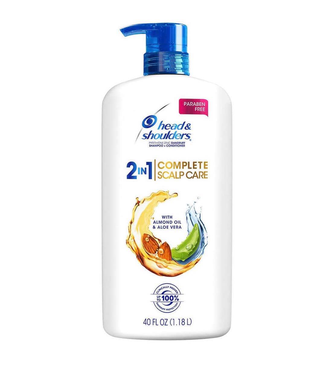 Dầu gội xả 2in1 head shoulders complete scalp care mỹ 118 lít
