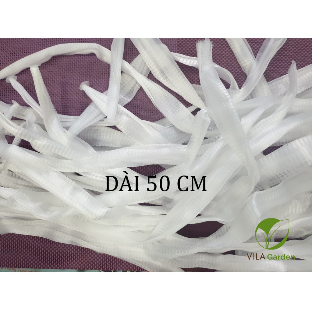 Túi lưới lót chậu size lớn , túi lưới dài 50cm
