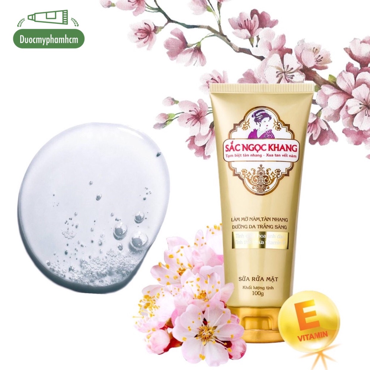 Sữa rửa mặt sắc ngọc khang 100gr