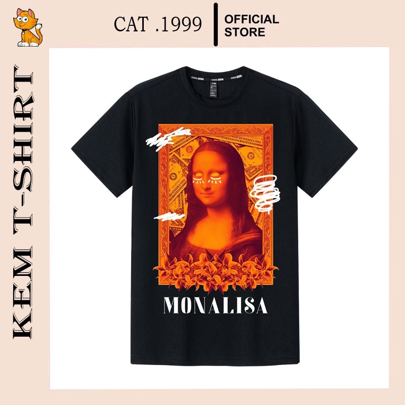 LUCKMANH / Áo thun Oversize Monalisa, áo phông T shirt nam nữ unisex !