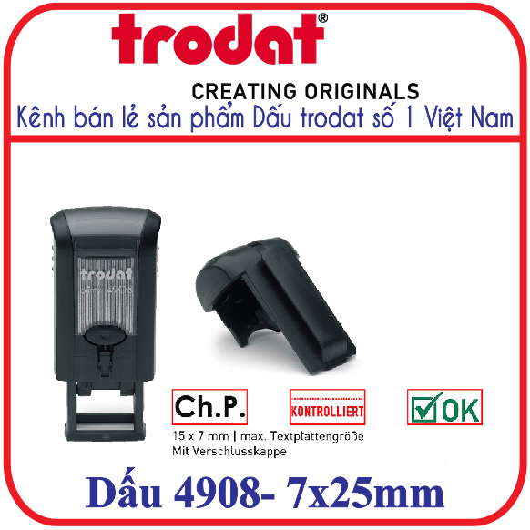 Khắc dấu nhỏ kích thước 7x15mm