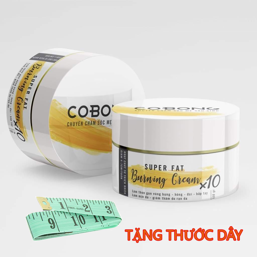 [HCM]Kem tan mỡ Cô Bông giảm mỡ bụng tặng THƯỚC DÂY