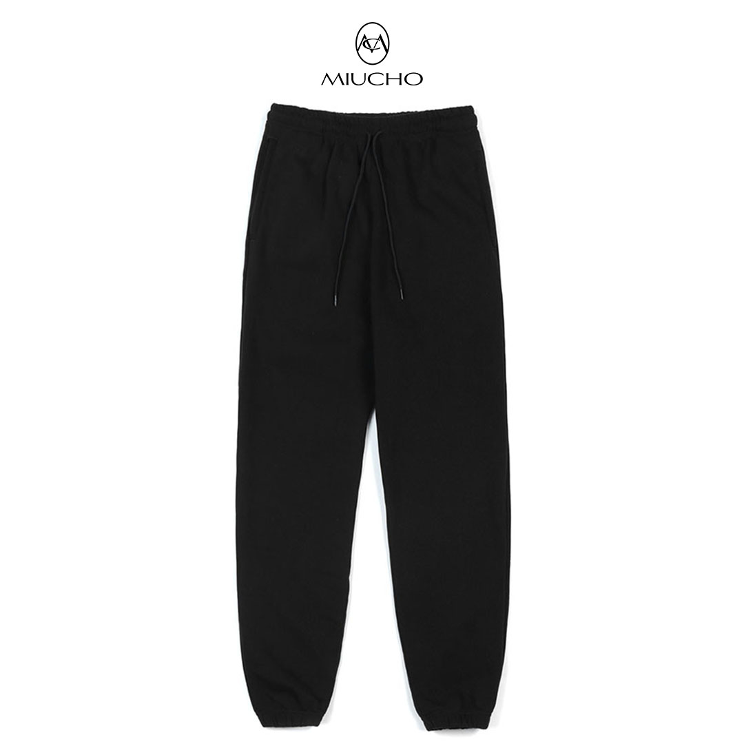Quần jogger nữ Unisex trơn chất cotton QDT01 Miucho cơ bản