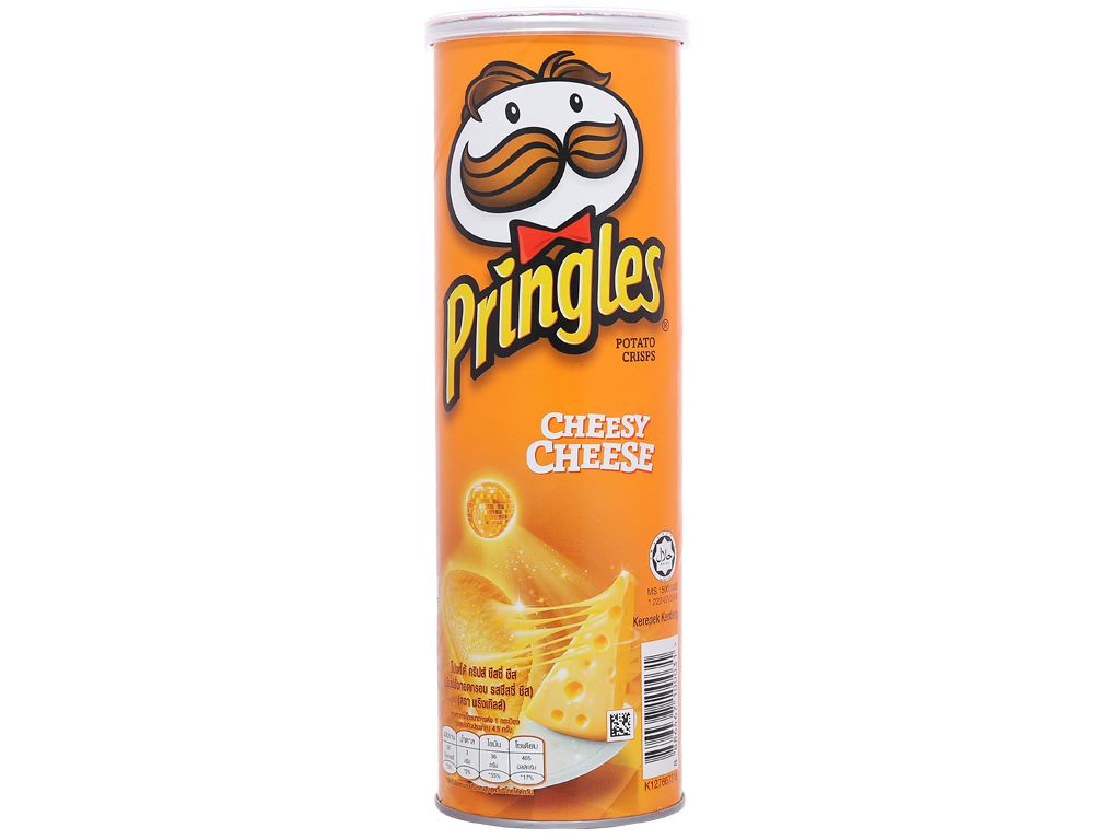 Snack Khoai Tây Phô Mai Pringles Lon 102g