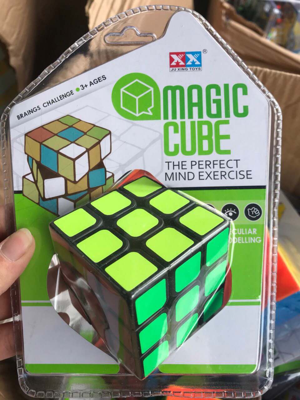 Rubik 3x3 loại lớn - Magic Cube - Đồ chơi rèn luyện IQ - Smart Baby