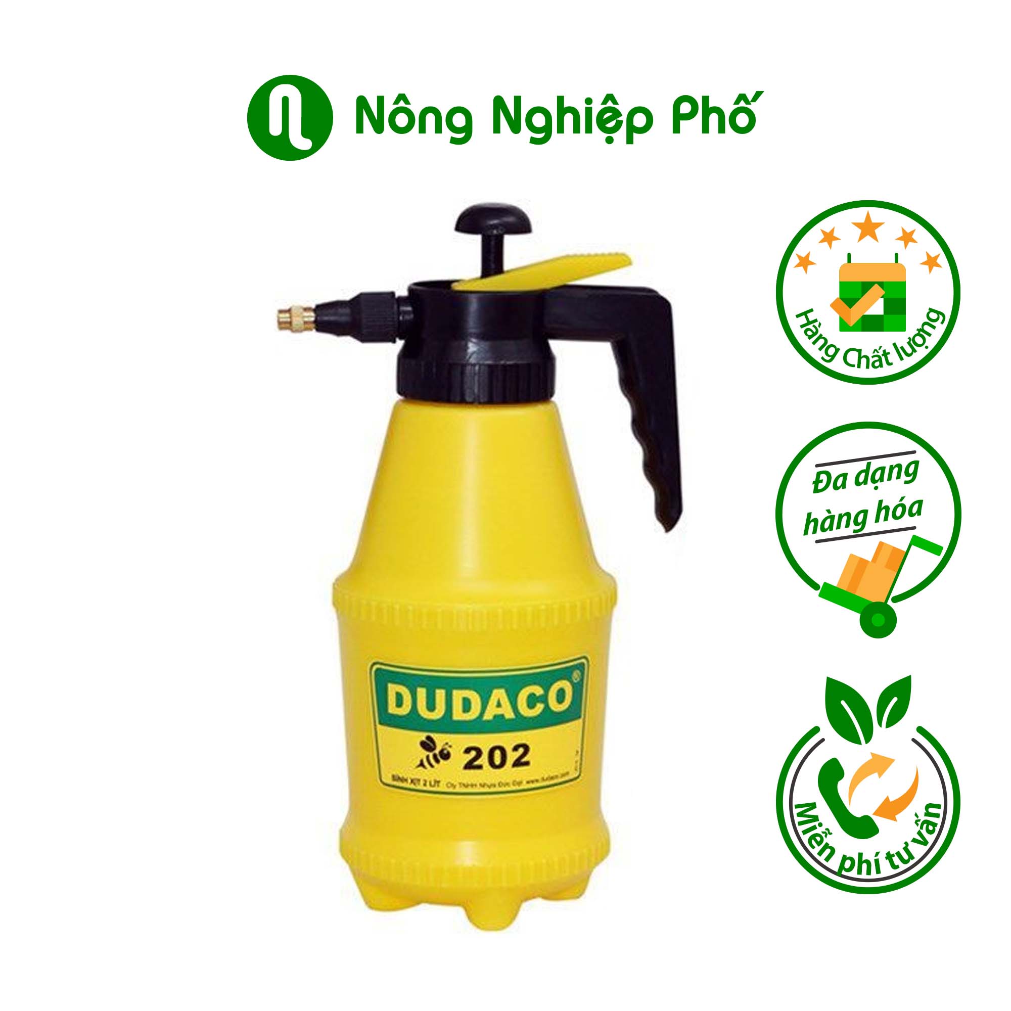 Bình 2L - Bình xịt, bình phun Dudaco 2L - Nông Nghiệp Phố