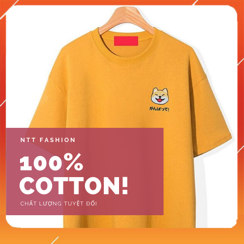 Áo thun Shiba, Áo thun nam tay ngắn, Áo thun cotton 100% cao cấp