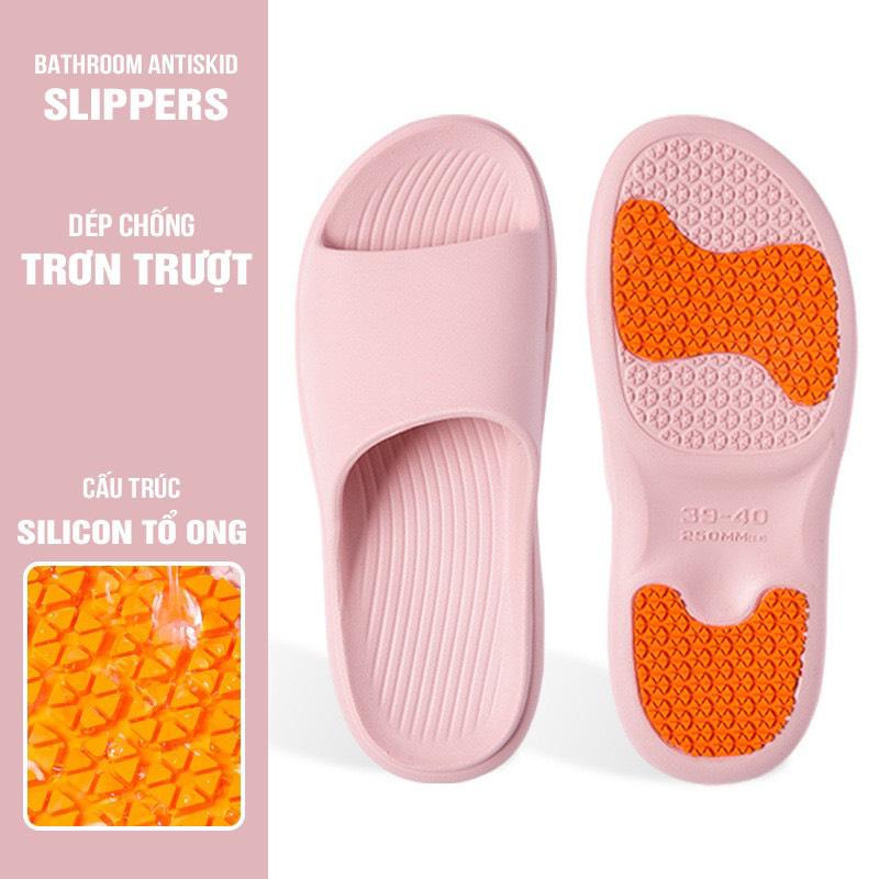 Dép chống trơn trượt màu hồng