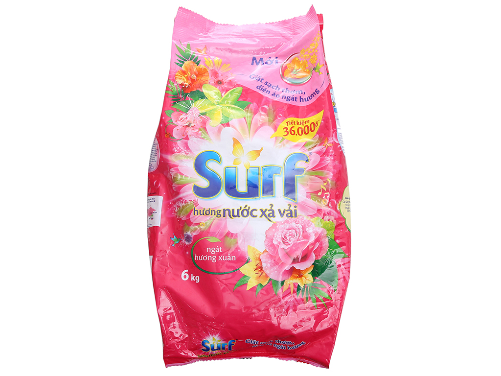 Bột giặt Surf hương nước xả vải túi 5kg5