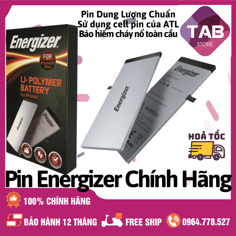 Pin energizer chính hãng - bảo hành 12 tháng