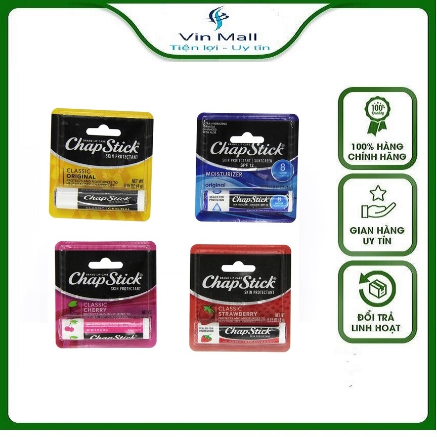 Son dưỡng môi chapstick cao cấp mỹ - mẫu mới