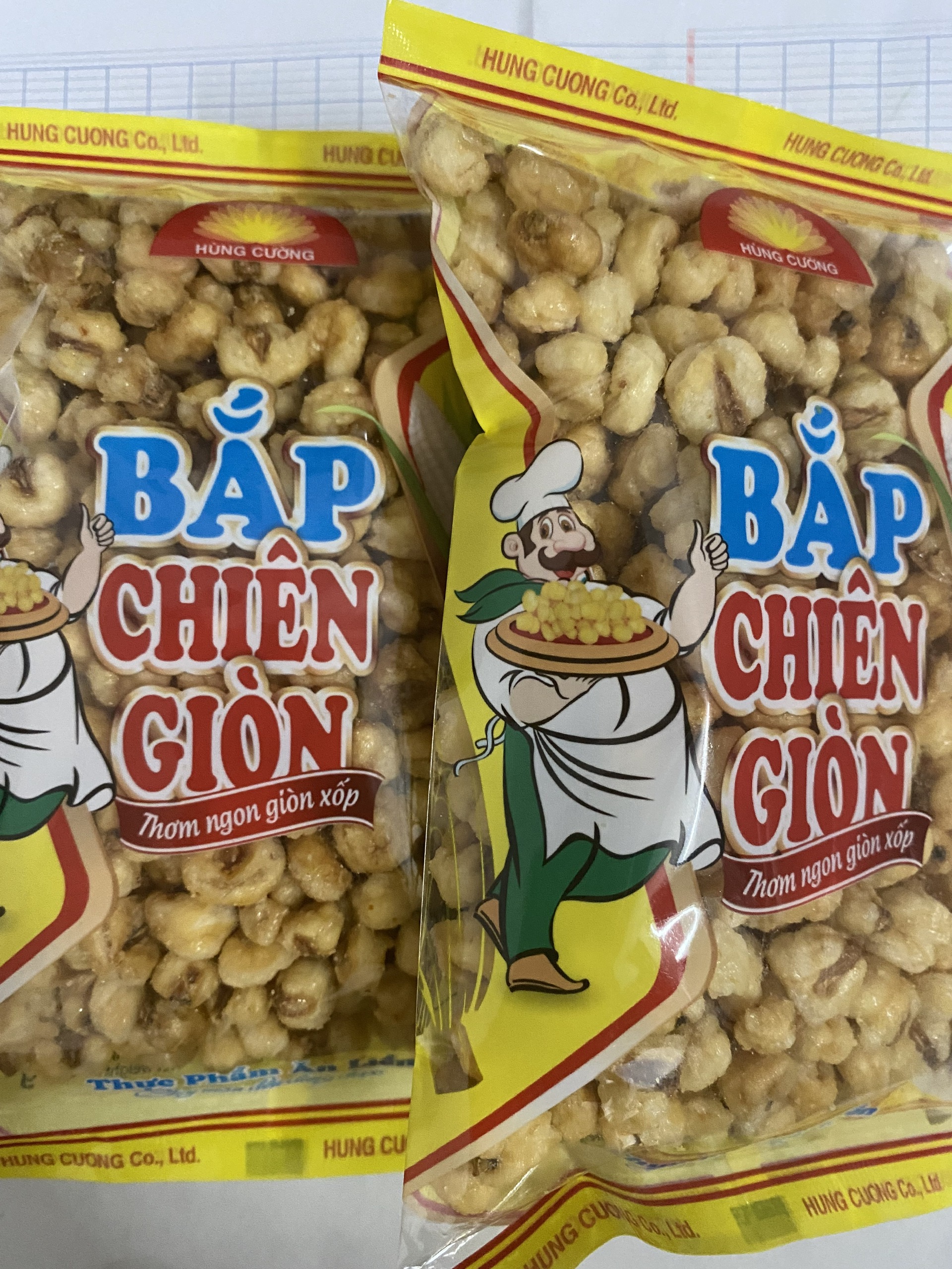 Combo 10 gói bắp 100g tặng 1 gói 100g cùng loại.