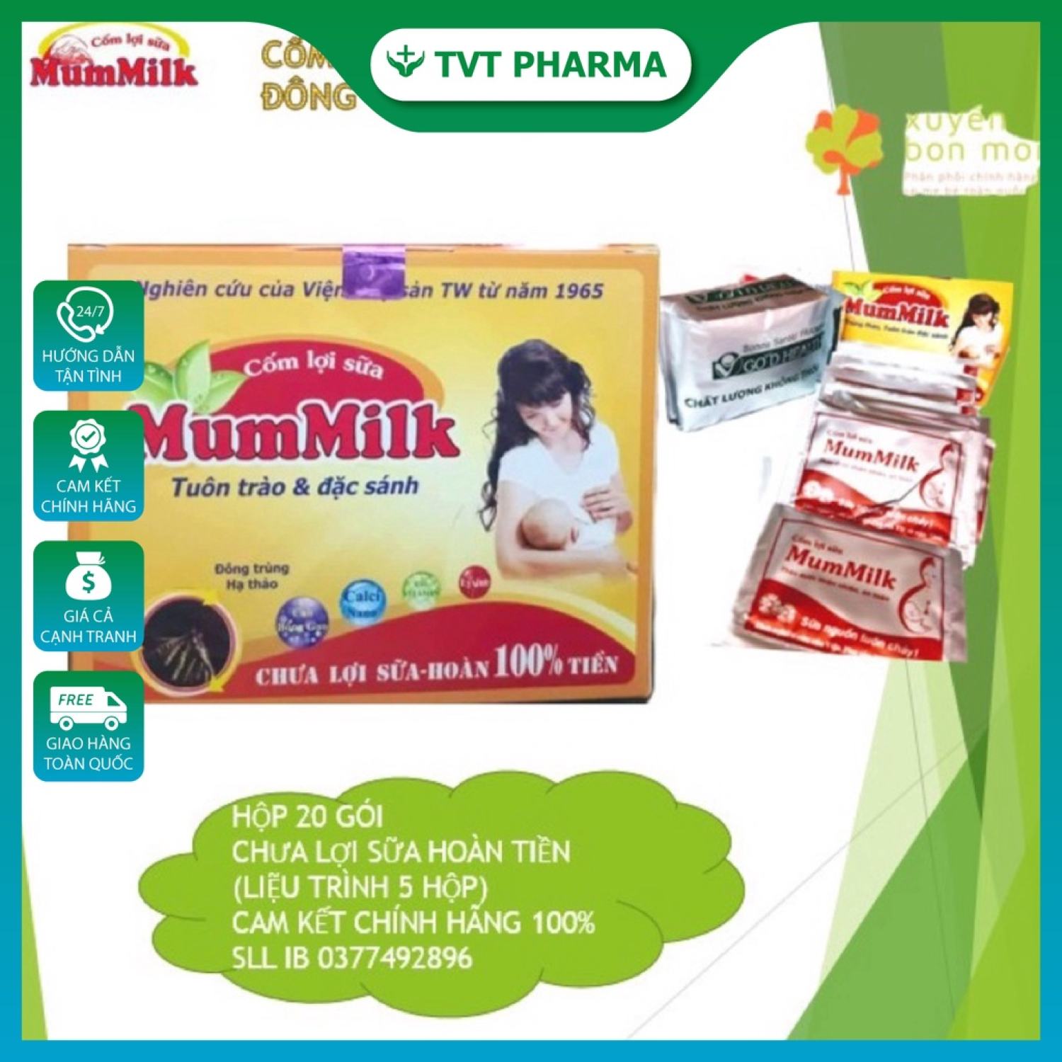 Cốm lợi sữa mummilk giúp lợi sữa cho mẹ bầu sau sinh, an toàn cho sức khỏe