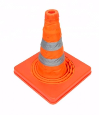 Cọc tiêu giao thông vải gấp gọn - 48cm