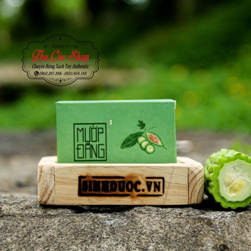 Xà Bông Sinh Dược- Xà Bông Mướp Đắng Mát Da Ngừa Mụn Lưng 100gr