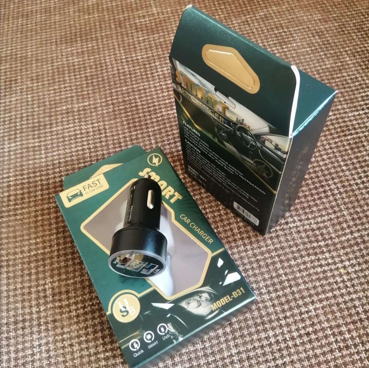 Giảm Giá Cực Sốc [Bán Buôn 2 Bộ] Phổ Biến 2 Cổng 2.4A Tất Cả Nhôm Sạc USB Trên Ôtô Cho Điện Thoại Di Động Mới Giá rẽ nhất thị trường