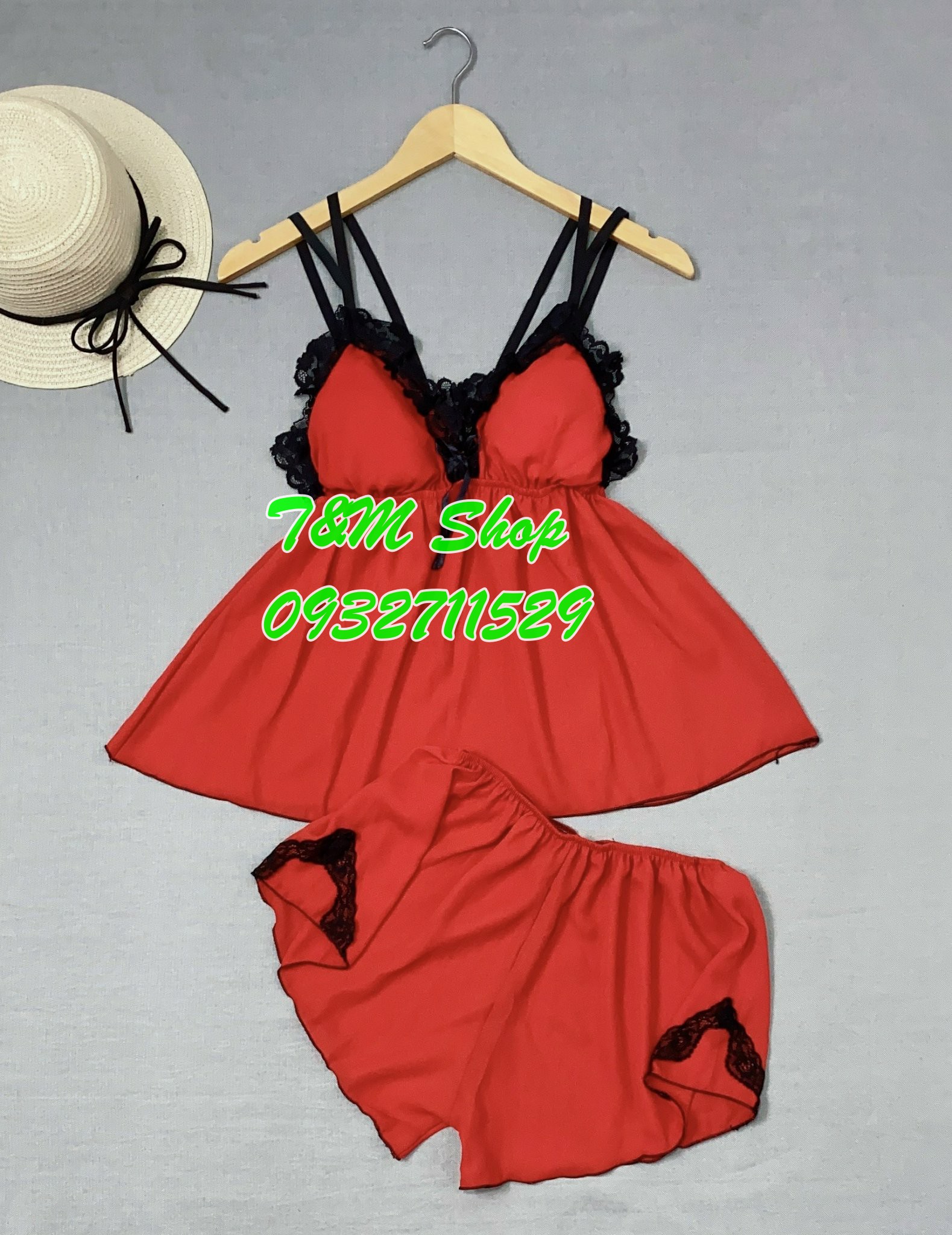 Bộ voan có mút êm viền ren tam giác sexy gợi cảm mặc ngủ bao đẹp bao mát - bigsize voan 4 dây