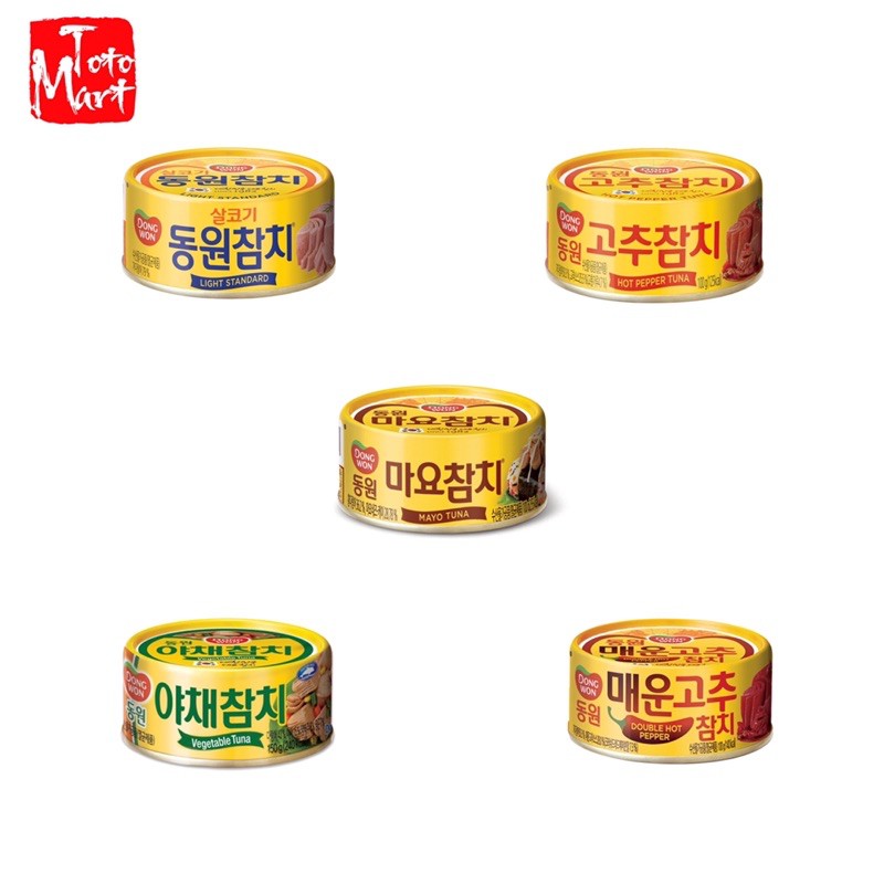 Cá ngừ hộp dongwon - 5 vị - vị cay